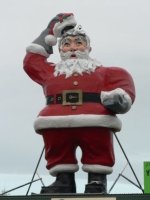 Father Christmas at the Levin Adventure Park